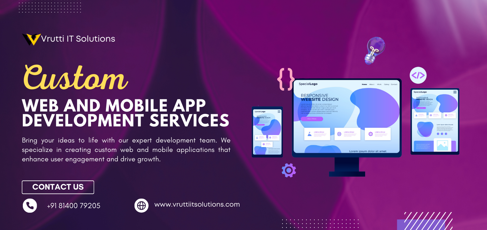 Custom web app development Service